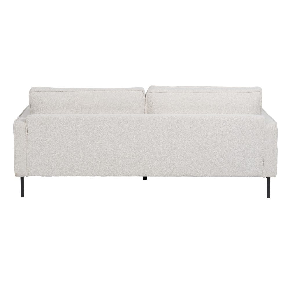 Sofá 3 Lugares Sala Cru Tecido-Metal 213 X 87 X 90 Cm - Image 5