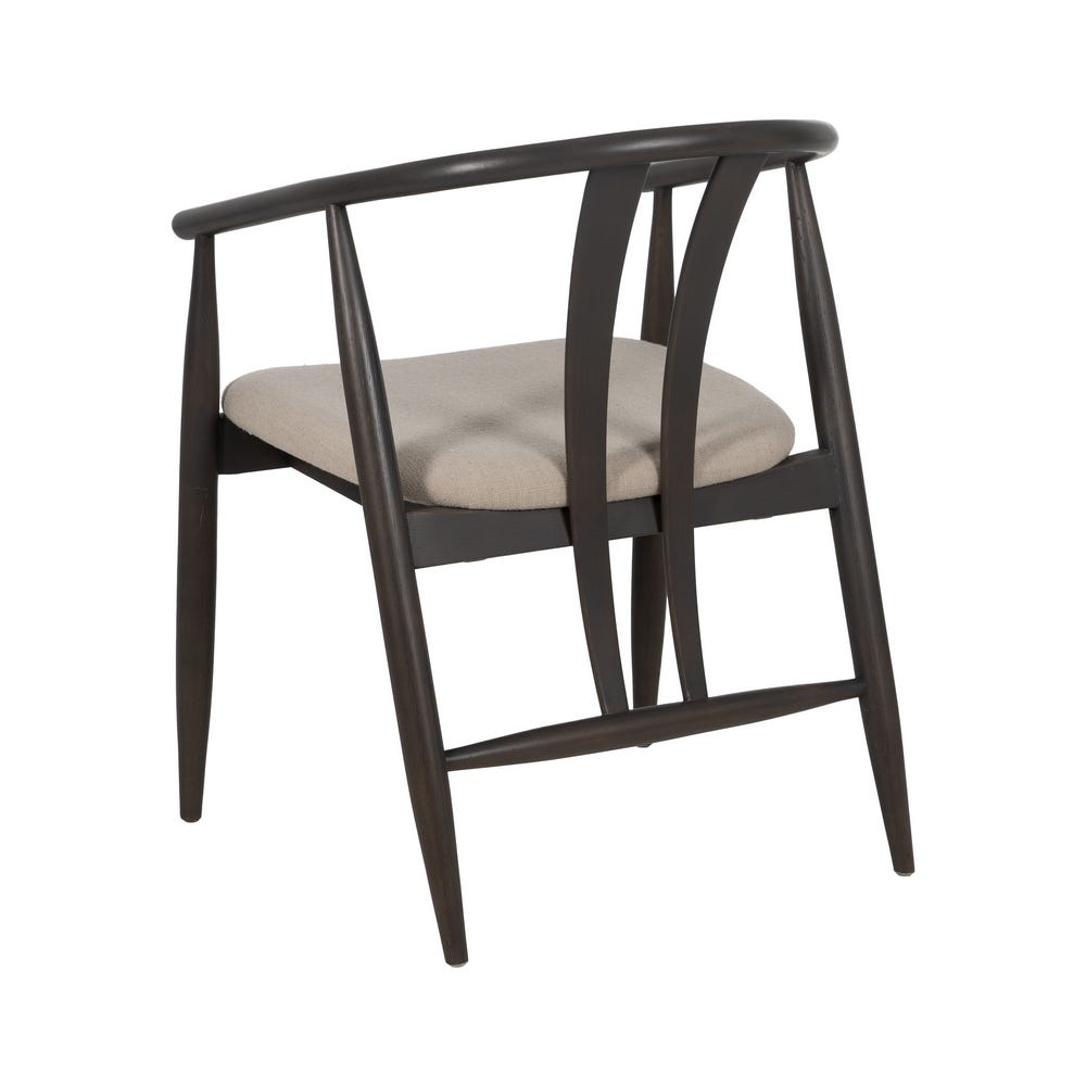 Cadeira Preto Tecido-Madeira Quarto 56,50 X 57 X 76 Cm - Image 6