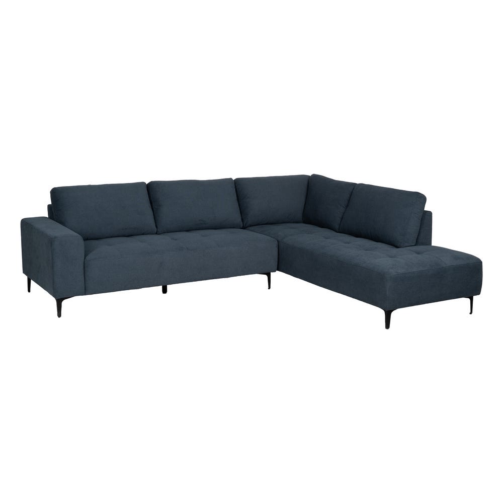 Sofá Chaise Longue Direita Azul 266 X 222 X 80 Cm - Image 5