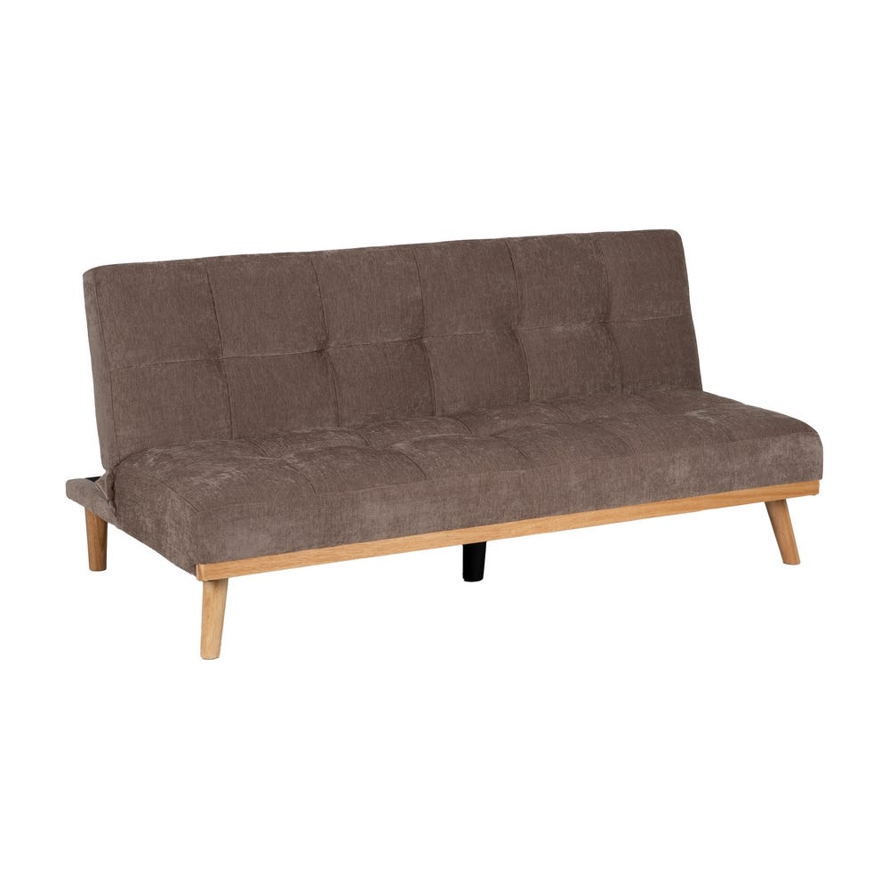 Sofá-cama Taupe Antigo Metal-Madeira Quarto 178 X 94 X 86 Cm - Image 6