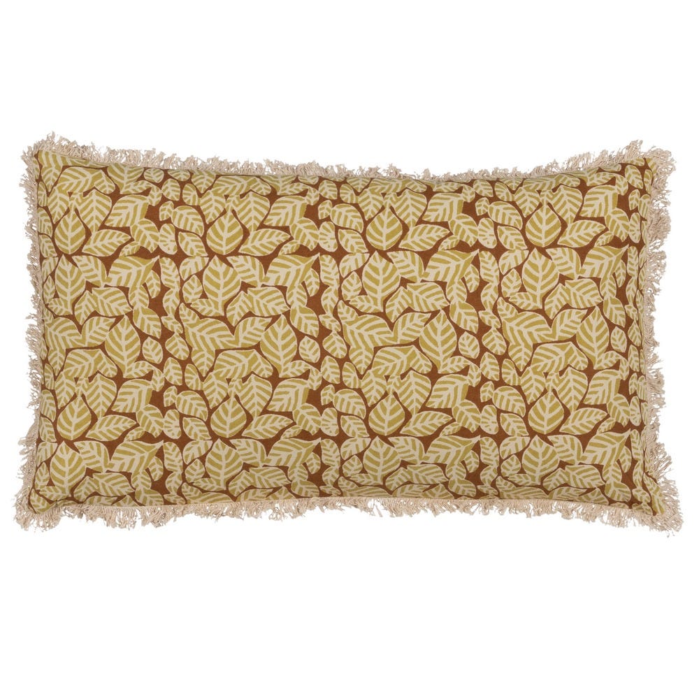 Almofada Bege-Castanho 100% Algodão 50 X 30 Cm (2 Unidades) - Image 2