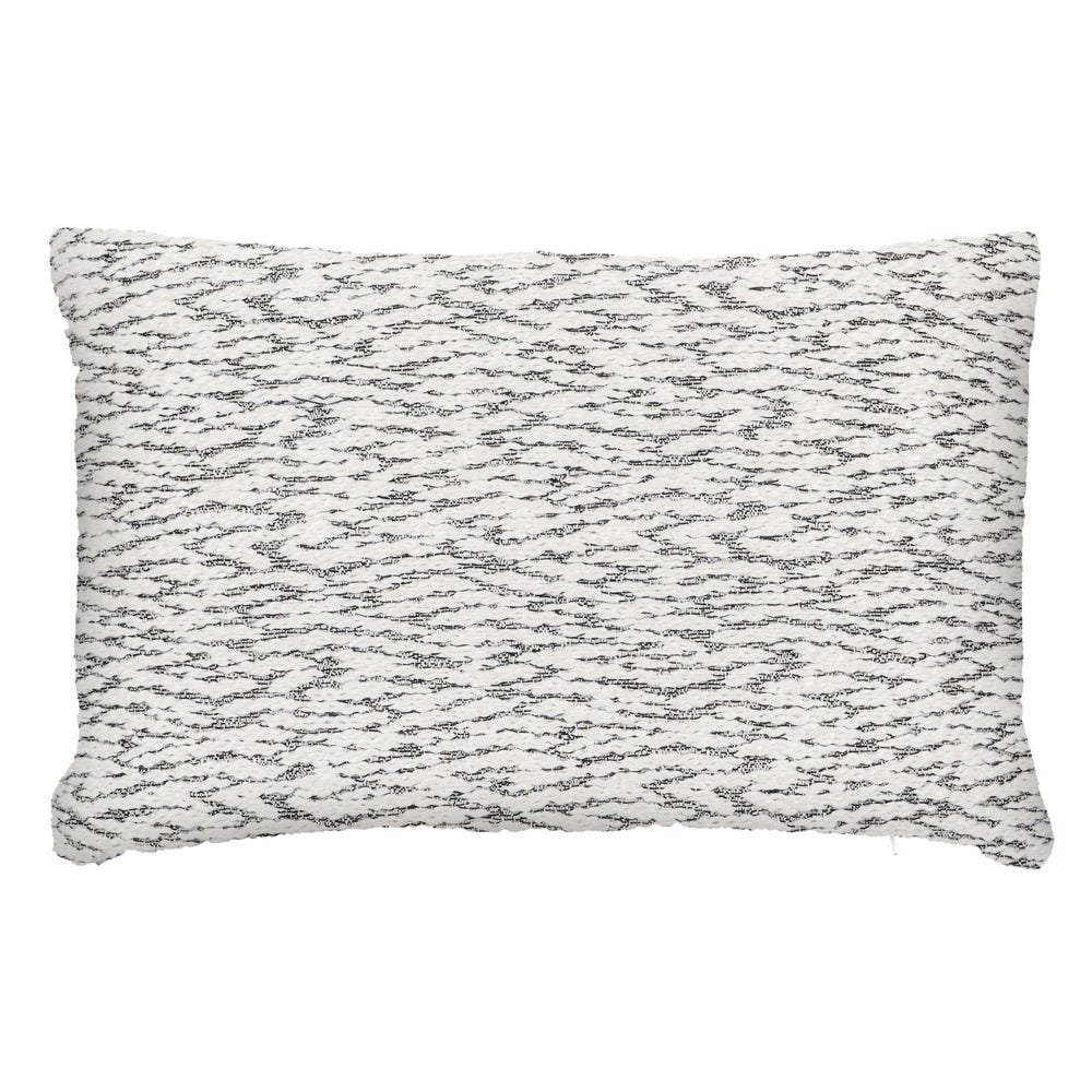 Almofada Branco-Cinza Algodão Decoração 40 X 60 Cm (2 Unidades) - Image 2