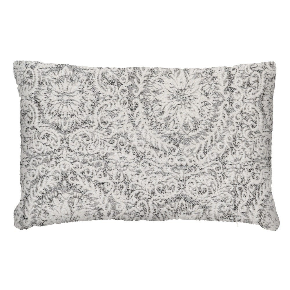 Almofada Branco-Cinza Algodão Decoração 40 X 60 Cm (2 Unidades) - Image 2