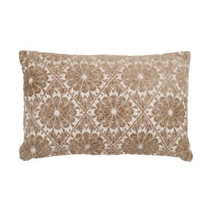 Almofada Branco-Verde 40 X 60 Cm (2 Unidades)