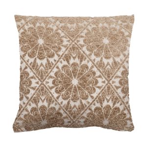 Almofada Branco-Verde 45 X 45 Cm (2 Unidades)