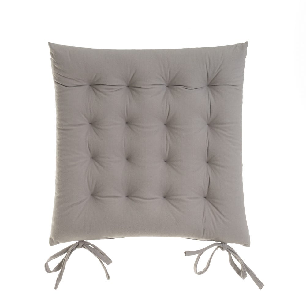 Almofada De Cadeira Faux Cotton Velvet 40 X 7 X 40 Cm (4 Unidades) - Image 2