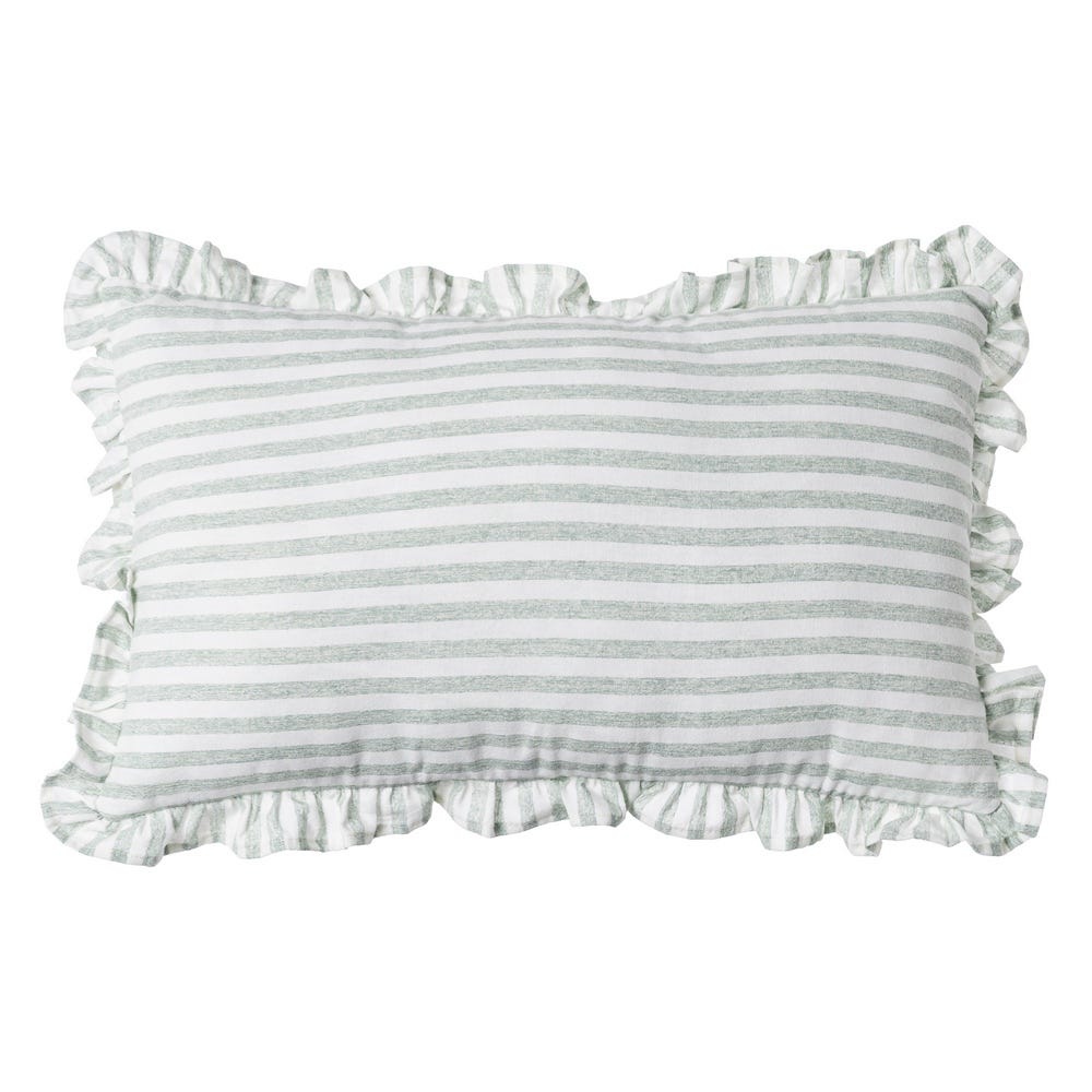 Almofada Listras Cinza Algodão 50 X 30 Cm (2 Unidades) - Image 2