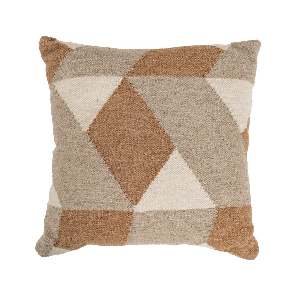 Almofada Multicolor Lã-Algodão 45 X 45 Cm