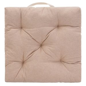 Almofada Solo Polialgodão Camel 60 X 60 X 9 Cm (4 Unidades)