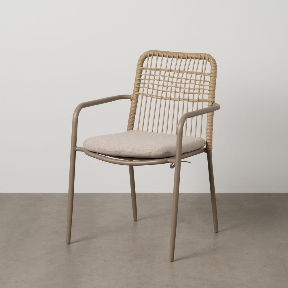 Cadeira Alumínio Exterior 58 X 62 X 85 Cm (2 unidades)