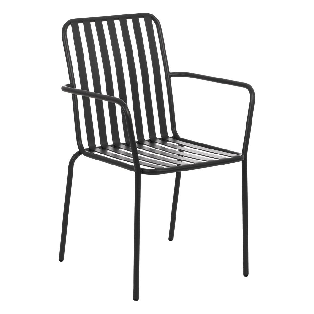 Cadeira Antracite Aço Exterior 56 X 57 X 87 Cm (2 unidades) - Image 4