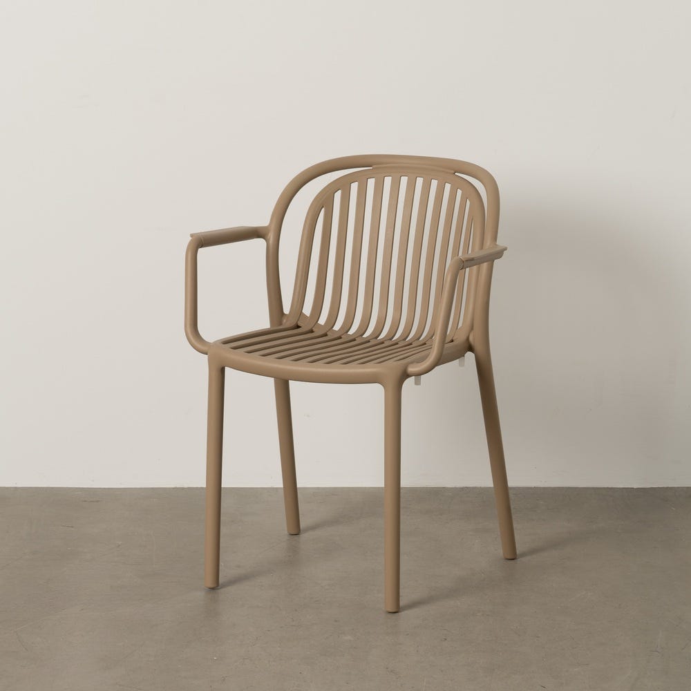 Cadeira Bege Polipropileno Contract 57 X 57 X 78 Cm - Image 2