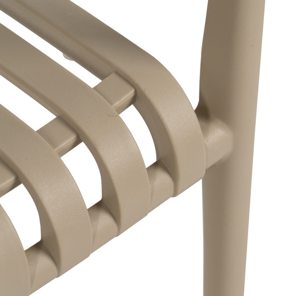 Cadeira Bege Polipropileno Exterior 56 X 57 X 81 Cm (2 unidades) - Image 8