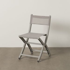 Cadeira Dobrável Cinza Polipropileno 45 X 55 X 83 Cm (4 unidades)