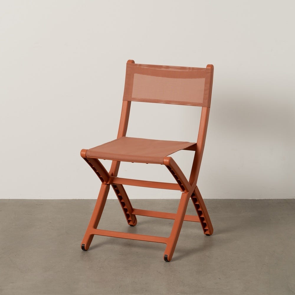 Cadeira Dobrável Terracota Polipropileno 45 X 55 X 83 Cm (4 unidades) - Image 7