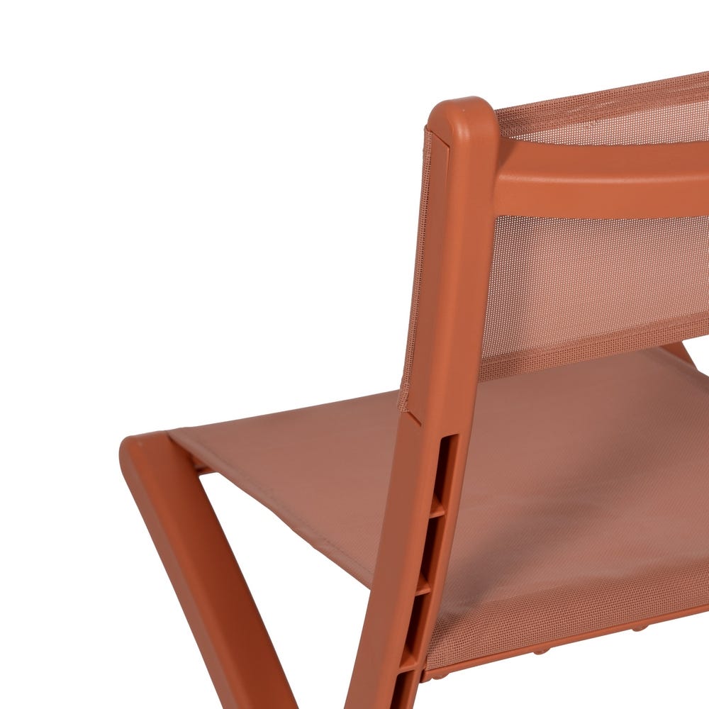 Cadeira Dobrável Terracota Polipropileno 45 X 55 X 83 Cm (4 unidades) - Image 5