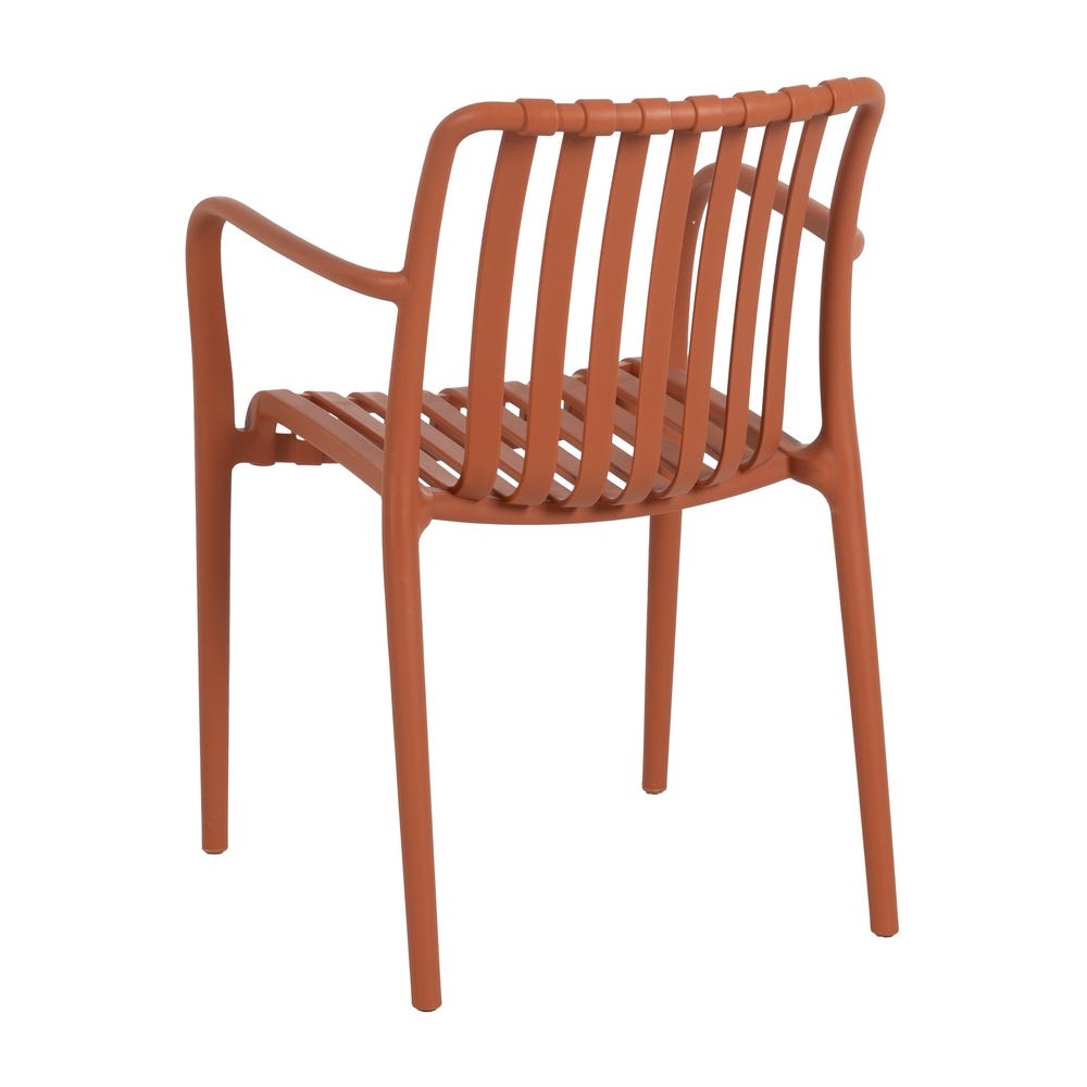 Cadeira Terracota Polipropileno Exterior 56 X 57 X 81 Cm (2 unidades) - Image 7