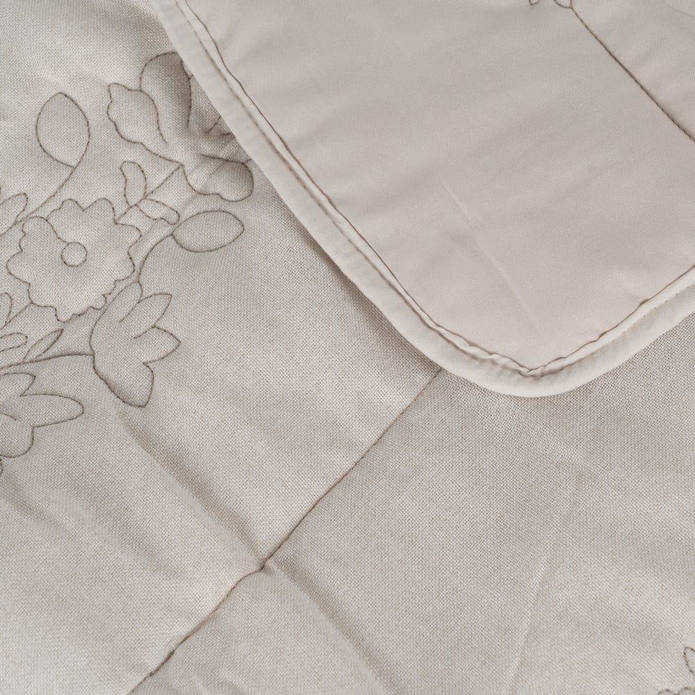 Colcha Bege Poliester Quarto 240 X 260 Cm - Image 3