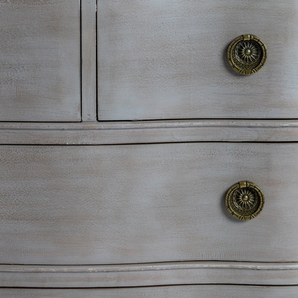 Cómoda Castanho Claro Madera De Abeto 93 X 38 X 78 Cm - Image 7