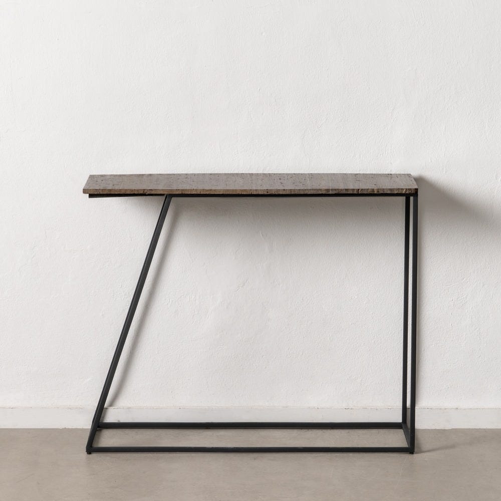 Consola Castanho Ferro/ Marble Entrada 102 X 36 X 85 Cm - Image 3