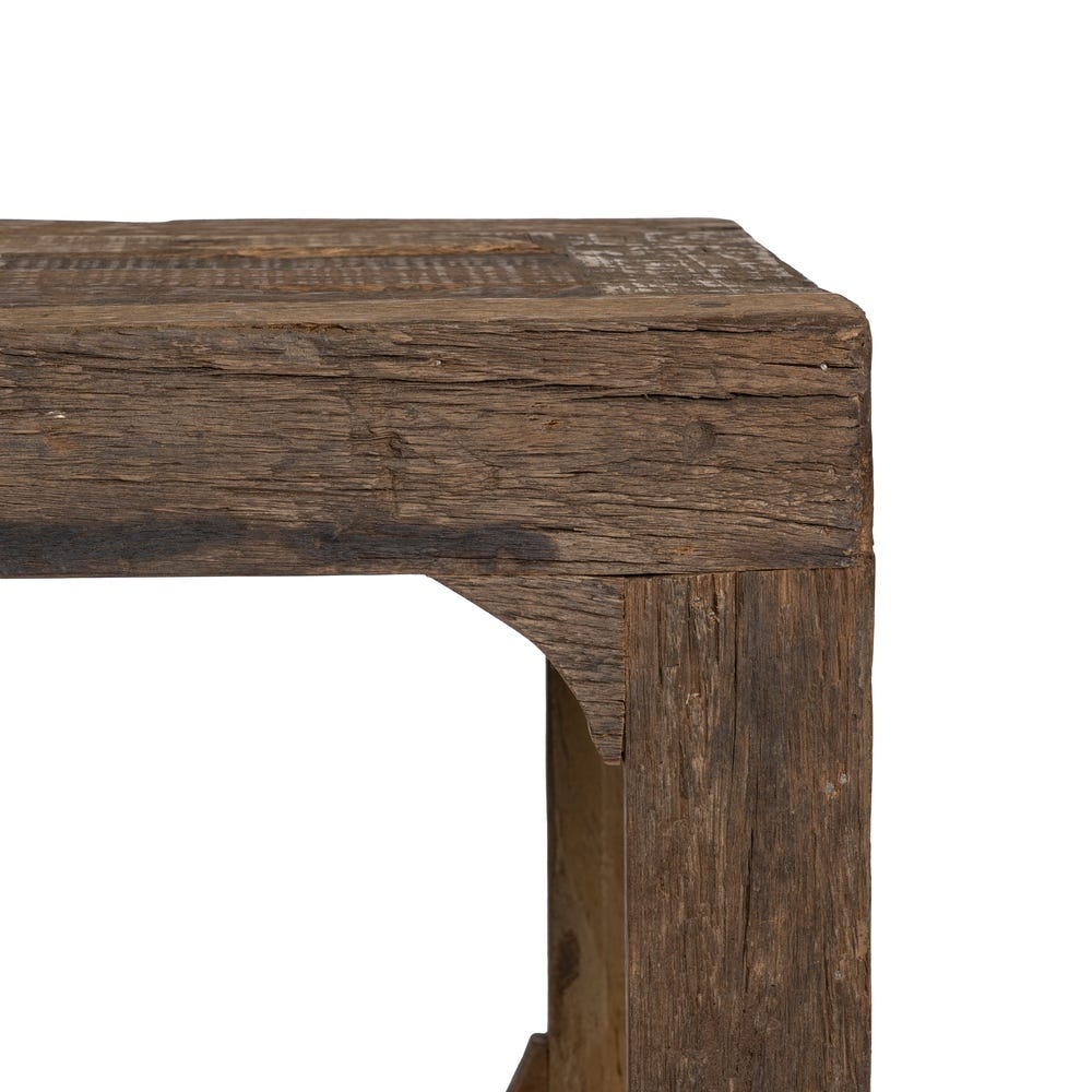 Consola Castanho Madeira Entrada 200 X 38,50 X 92 Cm - Image 7
