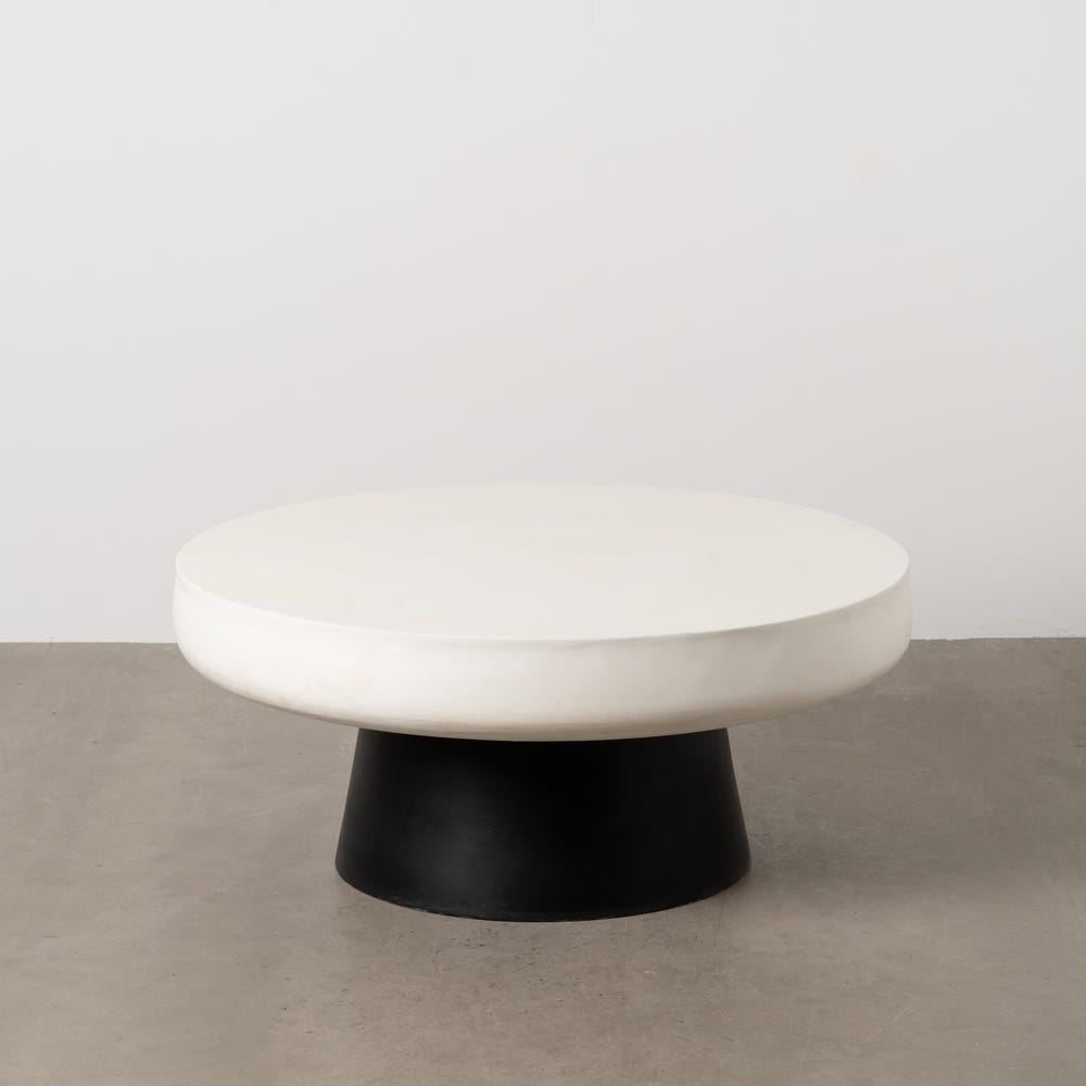 Mesa De Cafe Branco-Preto Magnésio 91 X 91 X 39 Cm - Image 7