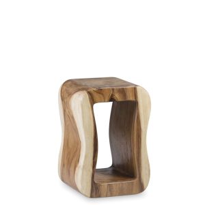 Banqueta artesanal de suar 35 x 30 x 45