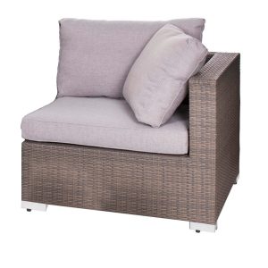 Módulo de borda Rotim Taupe 86 x 86 x 66 cm