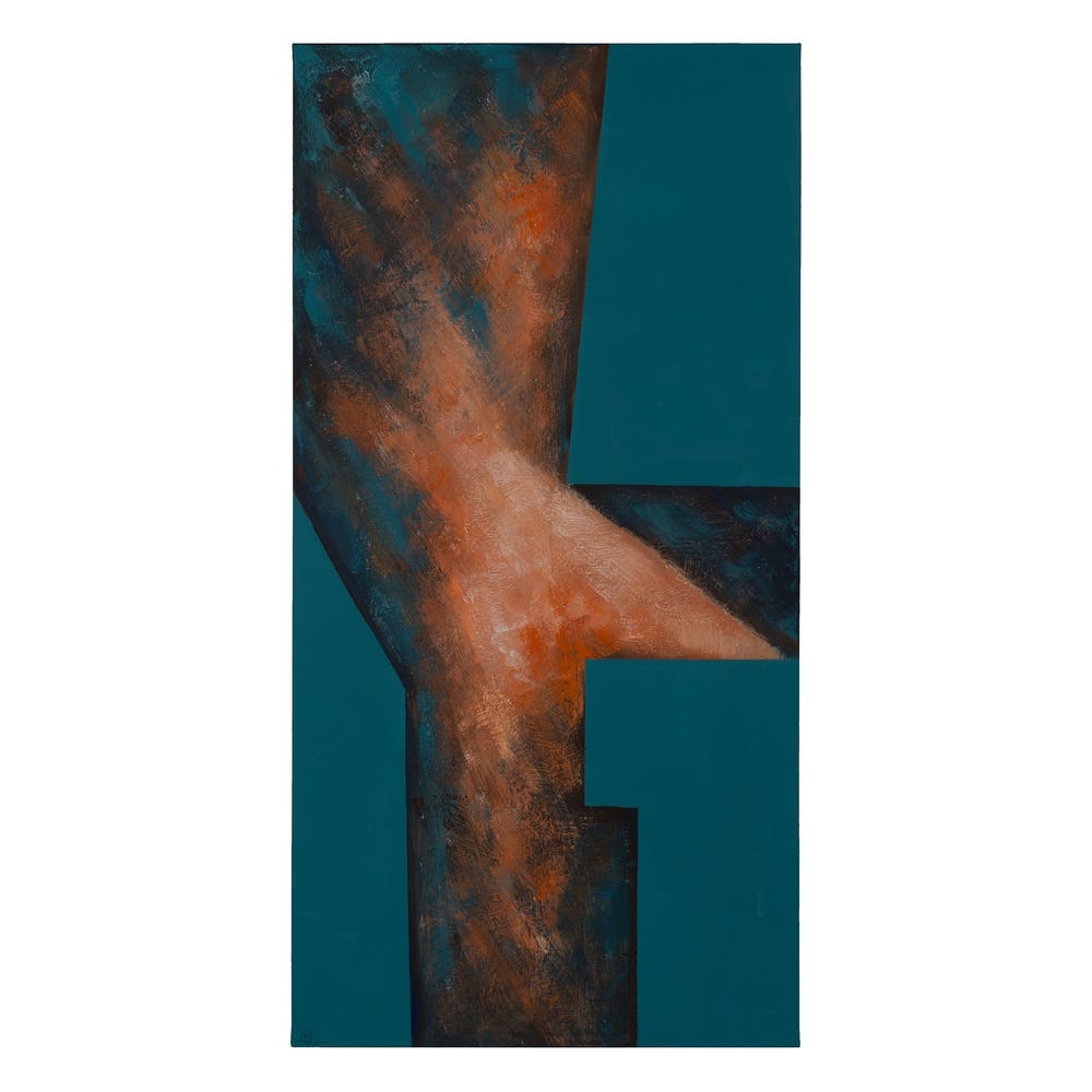 Pintura Abstrato 2 M Canvas Decoração 70 X 140 Cm ( 2 unidades) - Image 3
