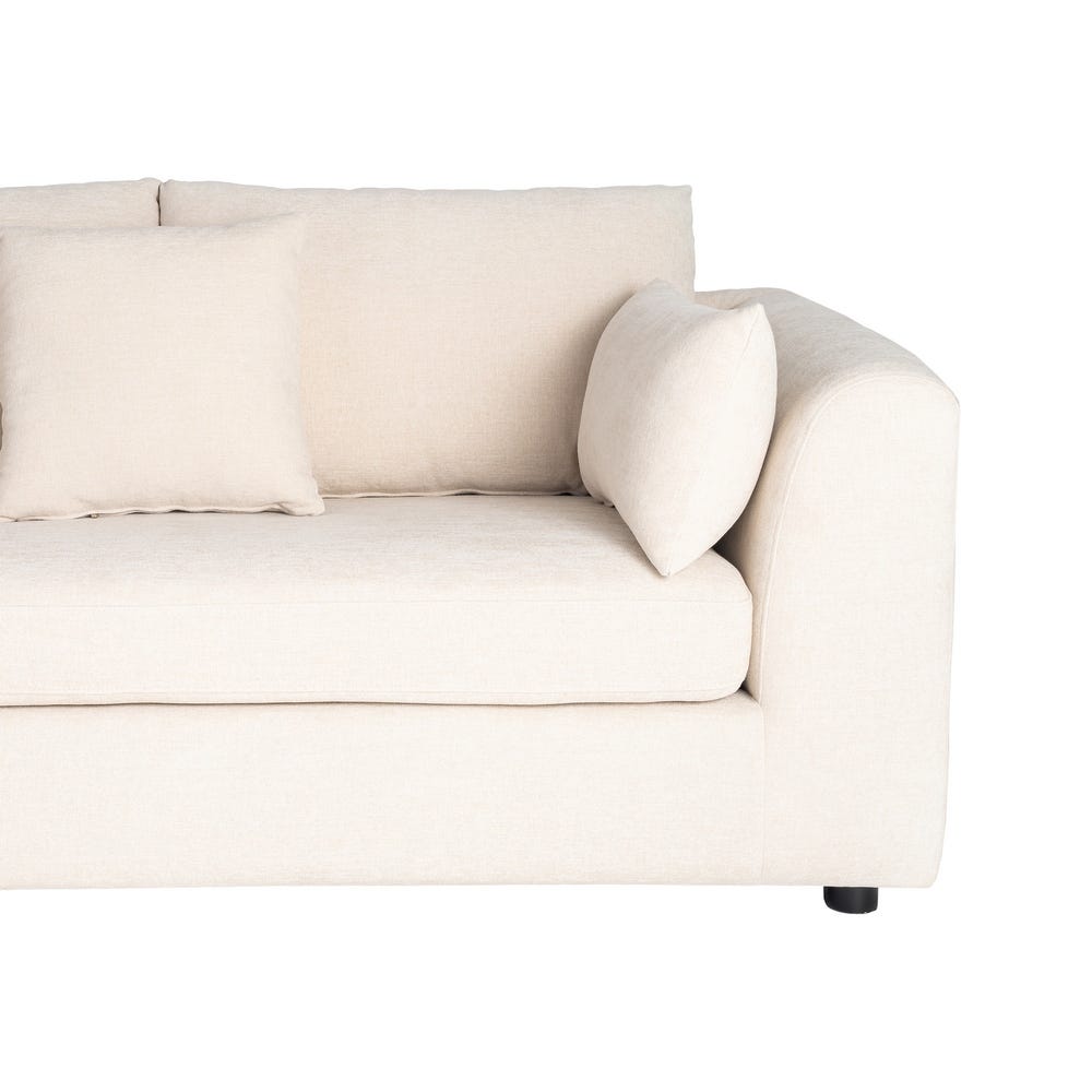 Sofá Chaise Longue Deixei/Certo Creme 260 X 164 X 76 Cm - Image 5