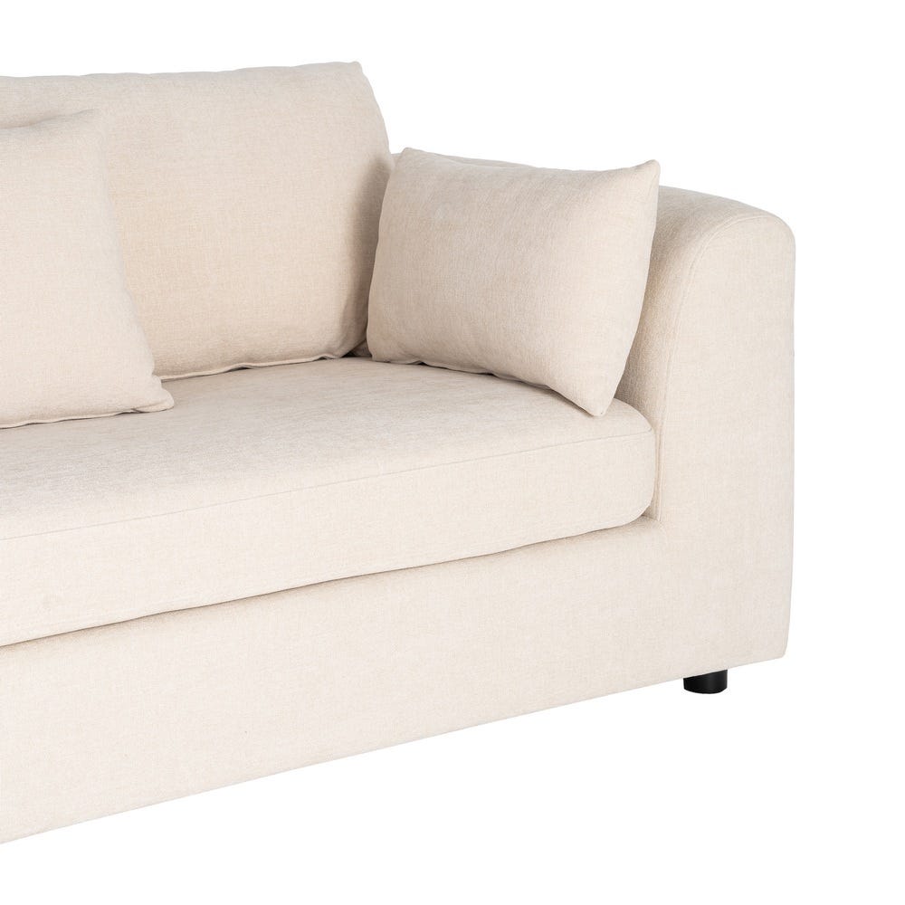 Sofá Chaise Longue Deixei/Certo Creme 260 X 164 X 76 Cm - Image 4