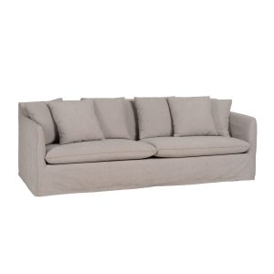 Sofá Taupe Old Tecido Room 237 x 91 x 78 cm