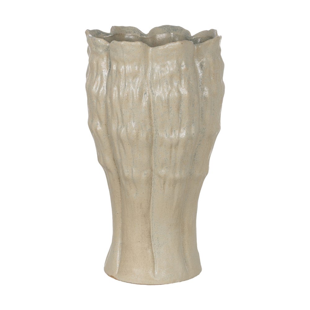 Vaso Verde Cerâmica Decoração 33,50 X 33,50 X 58 Cm - Image 2