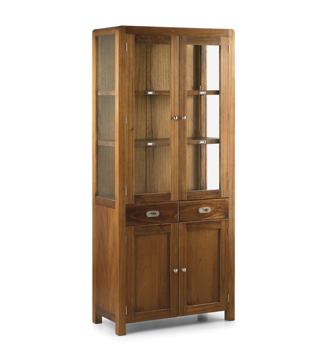Vitrina de madeira de mindi 85 x 40 x 190 - Image 7