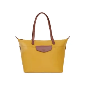 Saco de Ombro Pop A4 em Nylon | Hexagona | Amarelo
